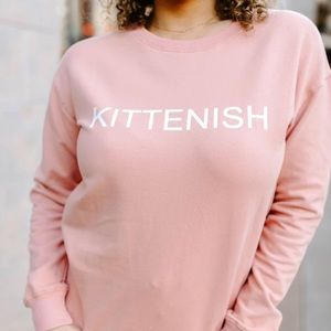 Kittenish logo sweatshirt!